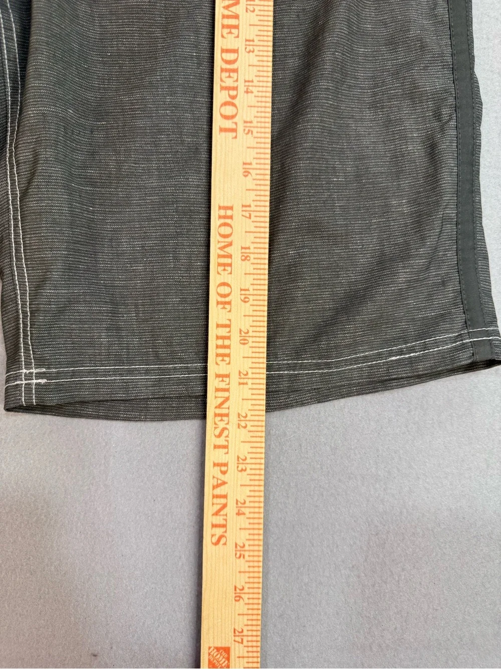 Mossimo Supply Co. Black Boardshorts with Yellow-Orange-Red Sunset Stripe Y2K